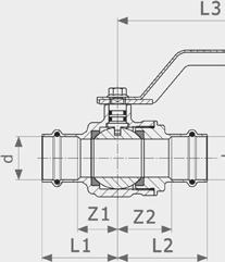 56 51 113 100 32 587 192* 40 42 1½ 33 34 69 56 119 125 39 587 208 50 54 2 45 44 85 70 119 133 Easytop kulventil Modell 2270.