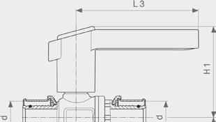 Easytop systemavstängningsarmaturer J1 J1 Easytop kulventil Modell 2170 Art nr DN d Z1 Z2 L1 L2 L3 h1 h2