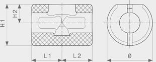 44 IND = installationsdjup Easytop isoleringsskål Modell 2210.