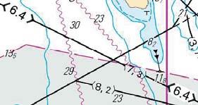 28, 935 C/740/740.2 Suomi. Saaristomeri. Ahvenanmaa. Sottunga. Husö. Kaapelit ja ilmajohdot. Kaapeli alittaa Sälsö Kökar väylän (6.4 m/5.0 m). Karttamerkinän muutos. Finland. Skärgårdshavet. Åland.