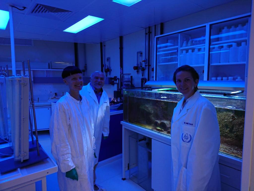 Det tredje laboratoriet var Marine Environmental Studies Laboratory som forskar på ickeradioaktiva miljöförstörande ämnen i haven.