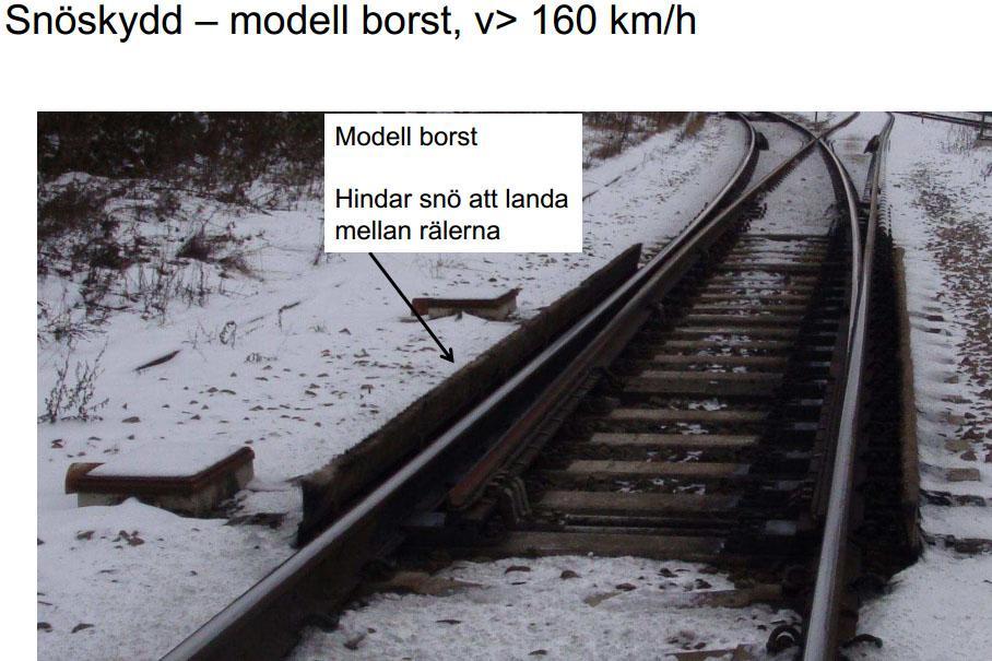 Figur 3.12 (Trafikverket, 2011) 3.3.1.3 Stångkåpa Stångkåpor är gjorda av plast och monteras över staggroparna för att skydda drag- och kontrollstängerna från nederbörd, drivsnö och isblock.