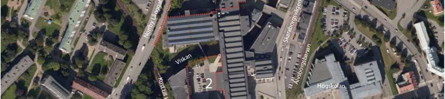 Simonsland, Borås Stad, pågår en detaljplaneändring, Detaljplan för Centrum, Järnvägen 4:2, Simonsland (BN 2016-264), för nybyggnationer av bl.a. parkeringshus, hotell och studentbostäder (1).