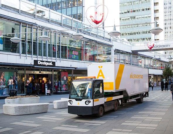 Några exempel på insatser: Stadsmiljöavtalen utvidgas för godstransporter Innovationskluster för transporteffektiva elektrifierade