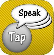 Appar för tidig AKK Tap Speak Sequence Standard Appen fungerar som samtalsapparaten Step-by-Step.