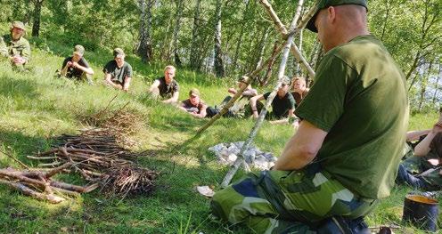 UNGDOM TEMA SOMMAR Kursen syftar till att du ska få en god inblick i olika tjänstegrenar som finns inom Försvarsmakten.