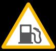 Stäng av telefonen när du tankar Använd inte telefonen vid bensinstationer. Använd den inte nära bränsle och kemikalier. Trafiksäkerheten kommer först Använd inte en mobiltelefon när du kör.