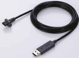 Vissa kabelvarianter inkluderar även en dataöverföringsknapp för mätdon som inte är utrustade med sådan. Denna enhet stödjer även ITPak och MeasurLink. USB ITN Direct anslutningskabel.