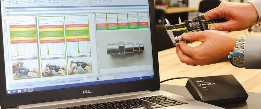 MeasurLink är Mitutoyos programvara för datasamling och statistisk processkontroll i realtid.