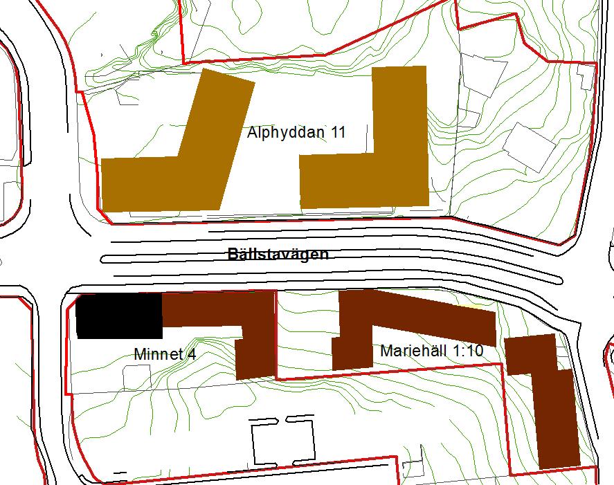 Inledning Ny bebyggelse planeras på båda sidor om Bällstavägen vid Alphyddan i Bromma år 2025.