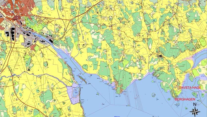 1.5 PLANDATA 1.5.1 Läge och areal Planområdet är beläget sydöst om Köpings tätort längs den norra Mälarstranden.