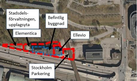 Sida 3 (10) Bolagen har inkommit med en bygglovsansökan för fördelningsstation om 1000 kvm BTA och för serverhall om 8000 kvm BTA.