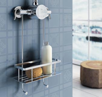SIDELINE SIDELINE DK0 Soap basket for shower mixer Tvålkorg för duschblandare Brusekurv til bruseblandere Dusjkurv for dusjblandebatteri