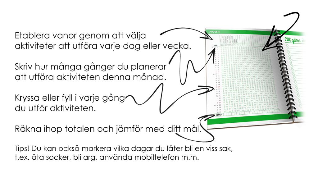 NYA RUTINER FÖR ATT NÅ MINA MÅL OCH FÖLJA MINA PRIORITERINGAR Sluta