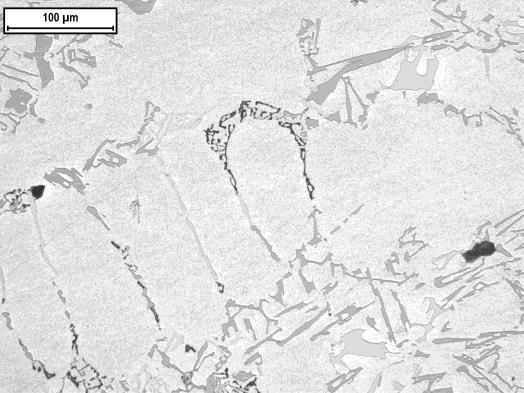 Figur 23 visar resultat från standardkopp med låg och hög magnesiumhalt och Figur 24 visar detsamma från svavelkopp. Det gjordes även en s.k. mapping i svepelektronmikroskop, men denna visade heller inga skillnader.