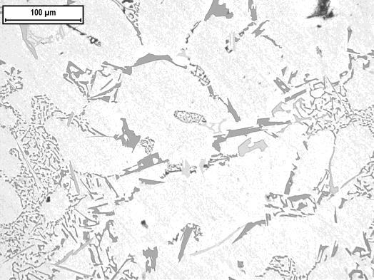 Termisk analys visar att halter över 120 ppm strontium i detta fall inte ger något mervärde mer än att man har marginal vad gäller avklingning av strontium.