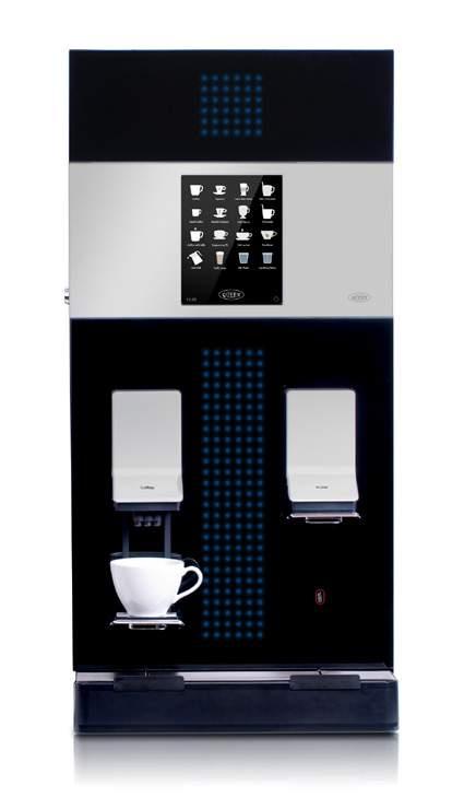 MODELLER & VERSIONER EVO MF04 STANDARD Behållare för malet kaffe 4 ingrediensbehållare LED-paneler (valbara färger) 4.