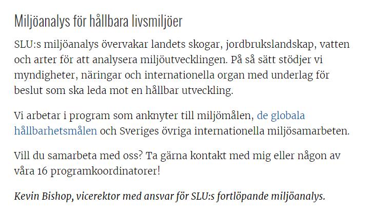 miljöanalys