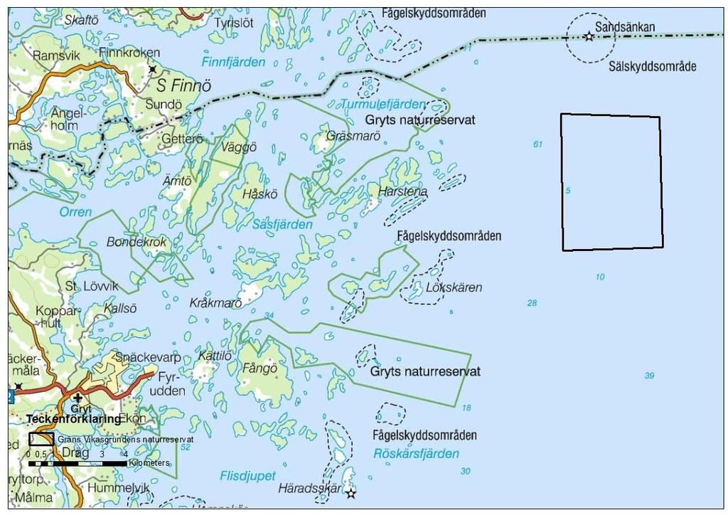 Karta 1. Översiktskarta över i Valdemarsviks kommun.