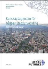 Klimatanpassning På gång: Klimatanpassning från projekt till policy Pågående dialog med IVL om fortsättning på Kunskapsagendan Projektidé om