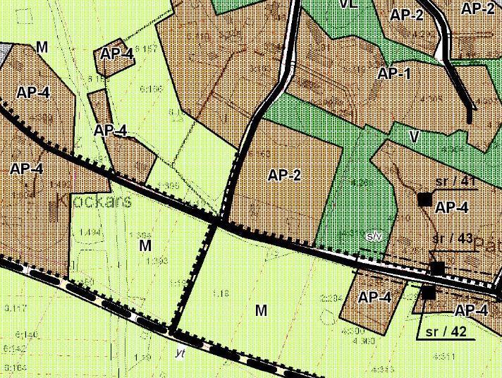 Utdrag av Smedsby delgeneralplan. Bild 6.