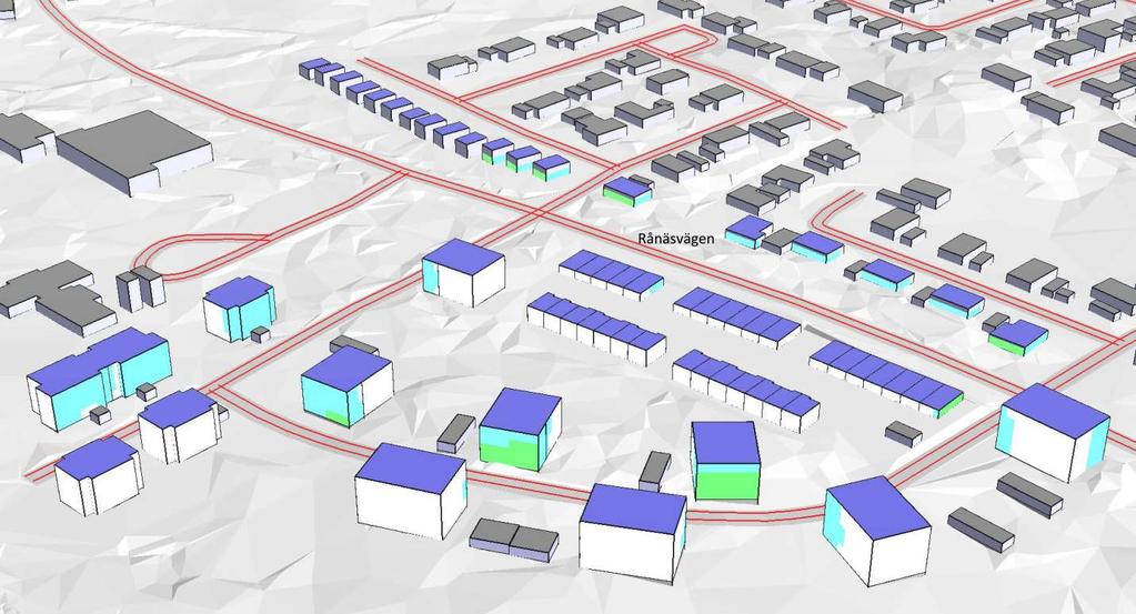 Samtliga bostadshus inom planområdet erhåller ekvivalenta ljudnivåerna inom riktvärdet dba ekvivalent ljudnivå.