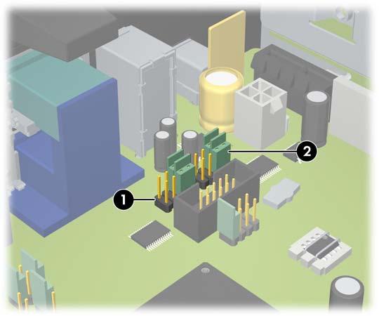 6. Om du ändrar konfigurationen av COM 1 eller COM 2 på moderkortet: a. Lyft upp hårddiskhållaren i upprätt läge. Bild C-5 Vrida upp hårddiskhållaren b.