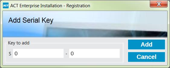 Om du valde att använda en SQL Database (SQL-databas), konfigurera databasen som du kommer att använda för att lagra ACT Enterprise-data, klicka sedan på Next (Nästa).