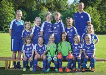 Fotboll Flickor 2007-09 Under 2018 har det varit 11-13 st flickor i laget som tränat 1 gång i veckan på torsdagar. Åldern på flickorna har varierat mellan 9-12 år.