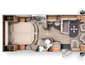 Modellöversikt c-tourer T 144 QB Antal sittplatser med