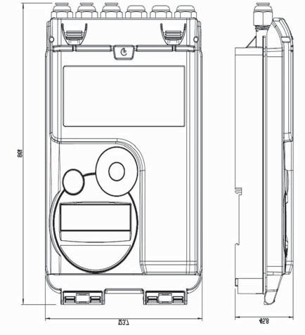 Dimensioner Kalkylator 123.7 45.8 198 Flödesmätare q p (m 3 /h) PN bar DN a b øc ød øe Antal hål f g h 3.5 25 25 260 51 115 85 14 4 68 18 96 6.