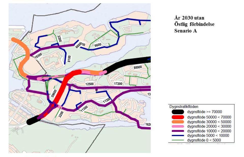 Båtbyggargatans höga trafikflöde är svårt att förklara och står inte i proportion till gatans standard och funktion.