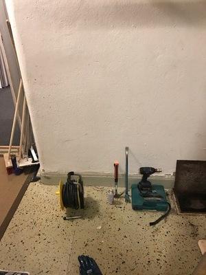 avloppsvatten rakt ut i konstruktion.
