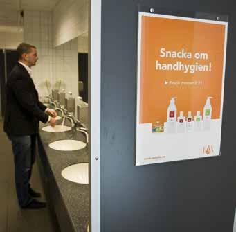 ÖVRE ENTRÉHALLEN TOALETTER WC-skyltar På respektive dam/herrtoalett finns totalt 50 st reklamplatser för