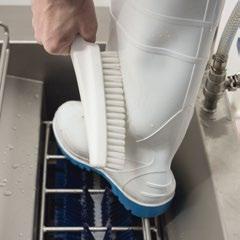 Neptun SC1 Separat rengöring av sula och ovansida Skotvätt med 2 1/2 fördelar Skotvätten Neptun SC1 (Sole Cleaner 1) kombinerar 2 1/2 viktiga funktioner i en och samma maskin.