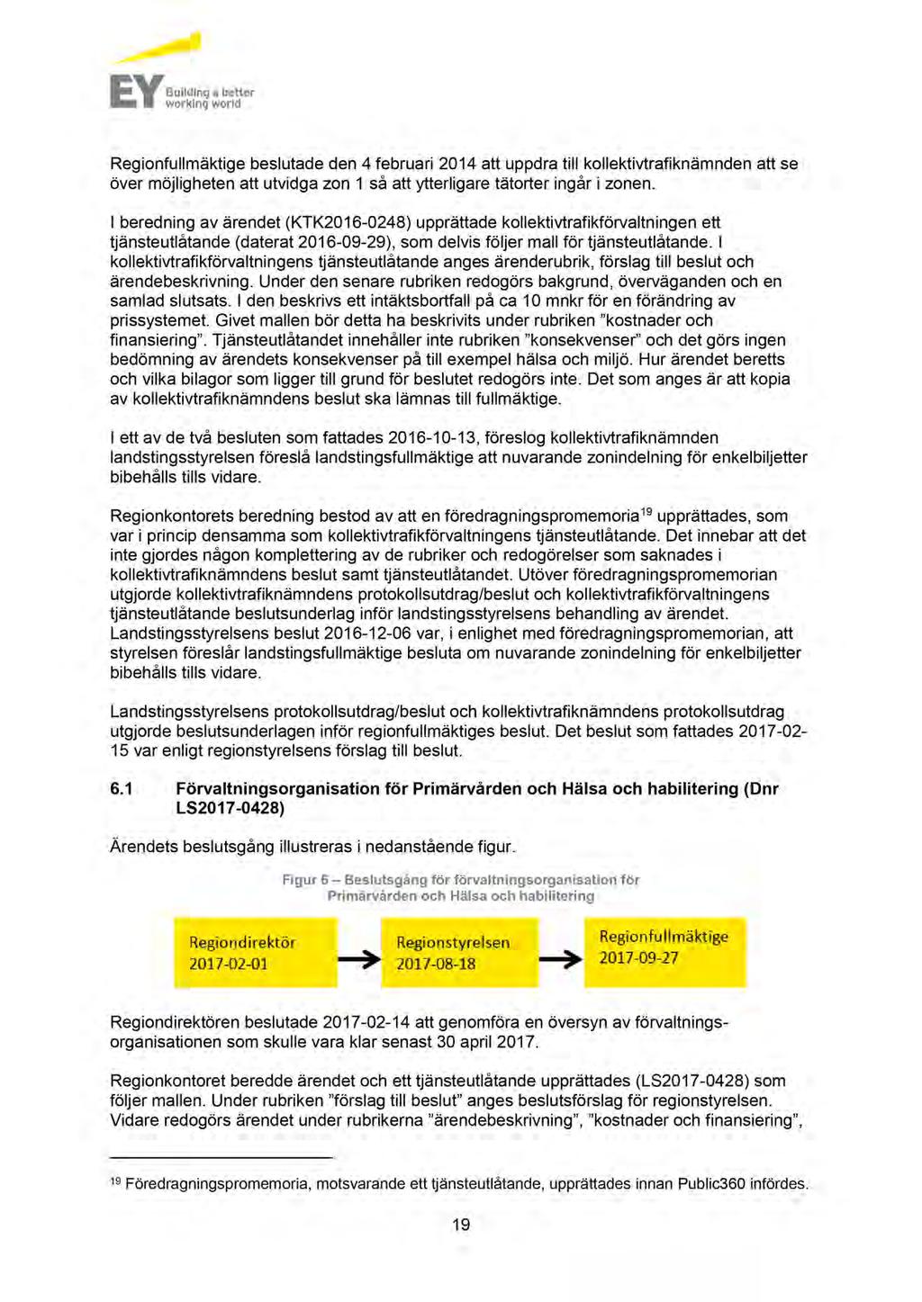 Regionfullmäktige beslutade den 4 februari 2014 att uppdra till kollektivtrafiknämnden att se över möjligheten att utvidga zon 1 så att ytterligare tätorter ingår i zonen.