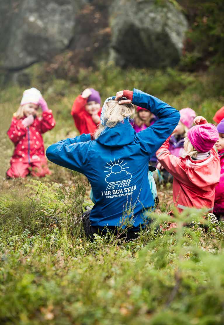 FRILUFTSFRÄMJANDET I FÖRSKOLAN OCH SKOLAN Naturen är det bästa klassrummet för att ge barn möjlighet till rörelse, upplevelser och lärande.