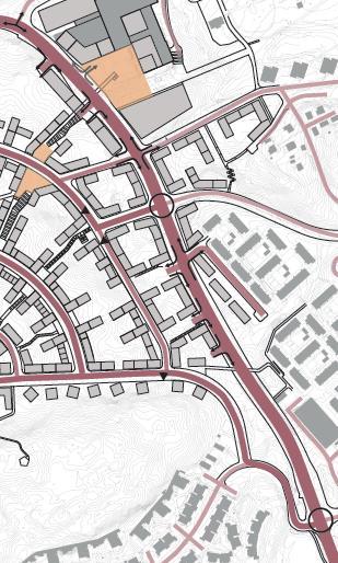 4.1.1 Nollalternativet Nuvarande utformning Tabell 6 och 7 redovisar trafikmängderna i timtrafik mellan de olika start- och slutdestinationerna i modellen för respektive för- och eftermiddag.