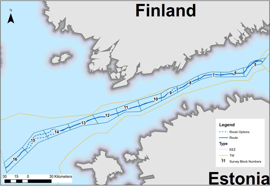 8 28-2016 VIII Tiedotuksia Tillkännagivanden Announcements *302.(T) Suomi. Suomenlahti. Nord Stream -kaasuputket. Merenpohjan mittaustoimintaa. Finland. Finska viken. Nord Streams gasledningar.