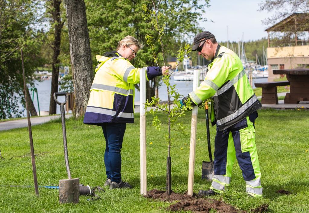 Personalens kompetensutveckling följs upp förutom genom utvecklingssamtal, utbildningsstatistik och bedömning av verkningsfullheten också i en arbetshälsoenkät.