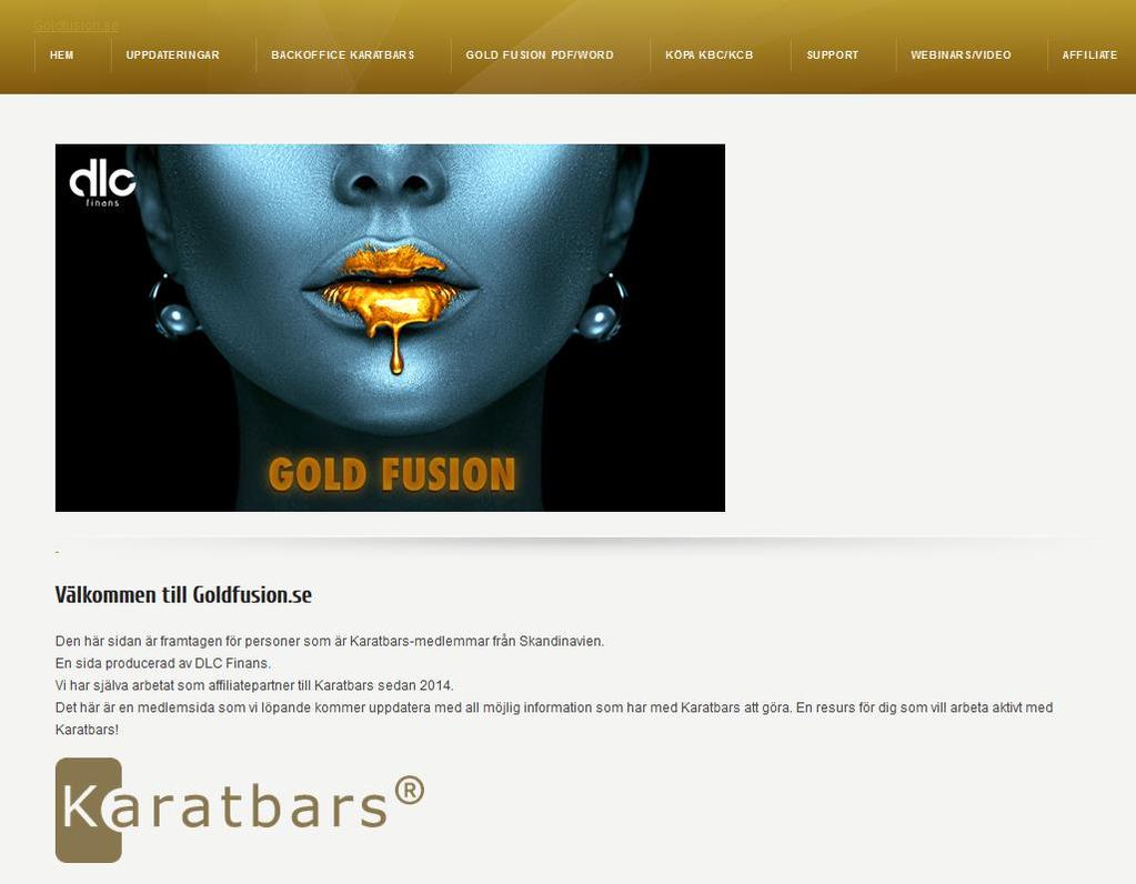 Gå till http://goldfusion.