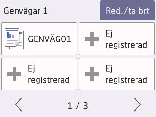 Trådlös status Varje ikon i följande tabell visar statusen på det trådlösa nätverket: 3 4 5 6 Denna skärm visar maskinens status när maskinen är i beredskapsläge.