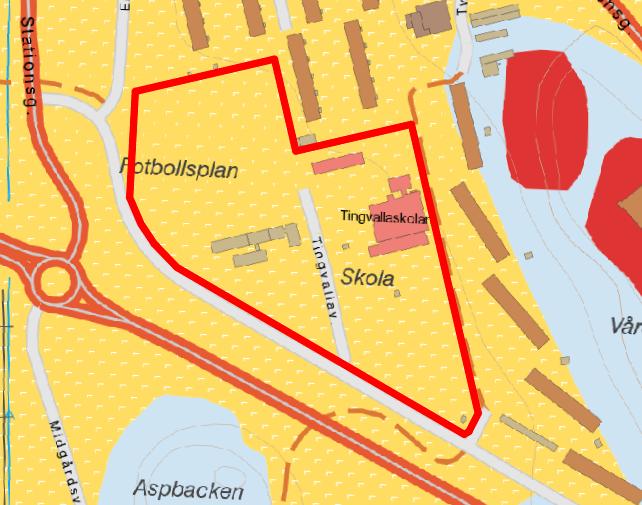 2018-12-07 s 9 (14) Figur 6. Jordartskartan, Sveriges geologiska undersökning (SGU). Hämtad 2018-12-06. 4.2. Jord och berg Jordlagerföljden inom utredningsområdet består från markytan och nedåt av torrskorpelera ovan lera ovan friktionsjord (troligen morän) på berg.