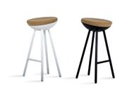 boet BY NOTE stolar/pallar chairs/stools webb CAD Barpall i 2 höjder med 4-ben samt pall med 3- alt. 4-benstativ i metall stativ i standard (svart eller vit), eller.
