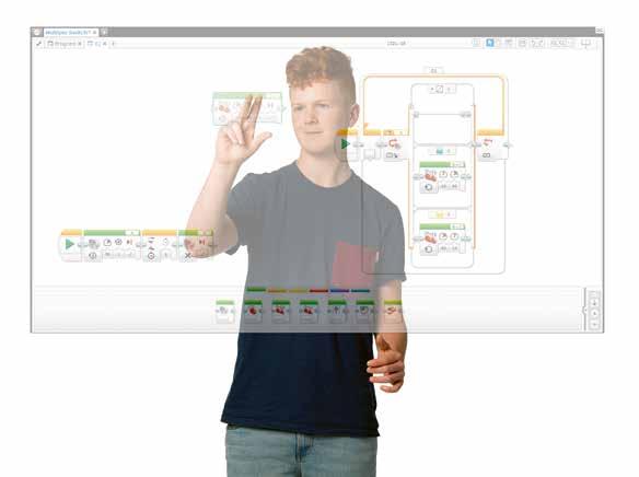 Ett klick från verkligheten LEGO MINDSTORMS Education EV förvandlar klassrummet till ett framtids laboratorium, där eleverna konstruerar, programmerar och experimenterar.