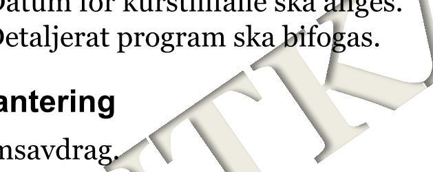 Kursavgiften är på 25 000 kr