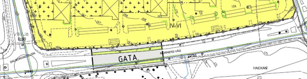 Inom området för skola är minsta våningsantal två och högsta våningsantalet tre, markerat med II-III på plankartan.