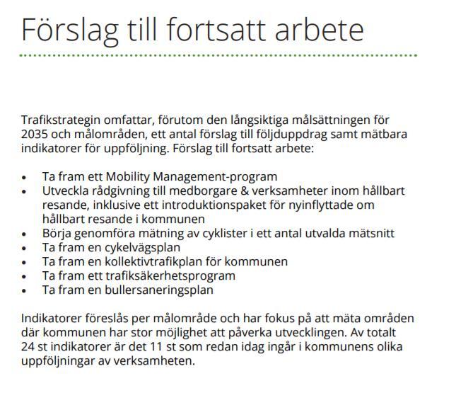 för att följa önskvärd riktning?