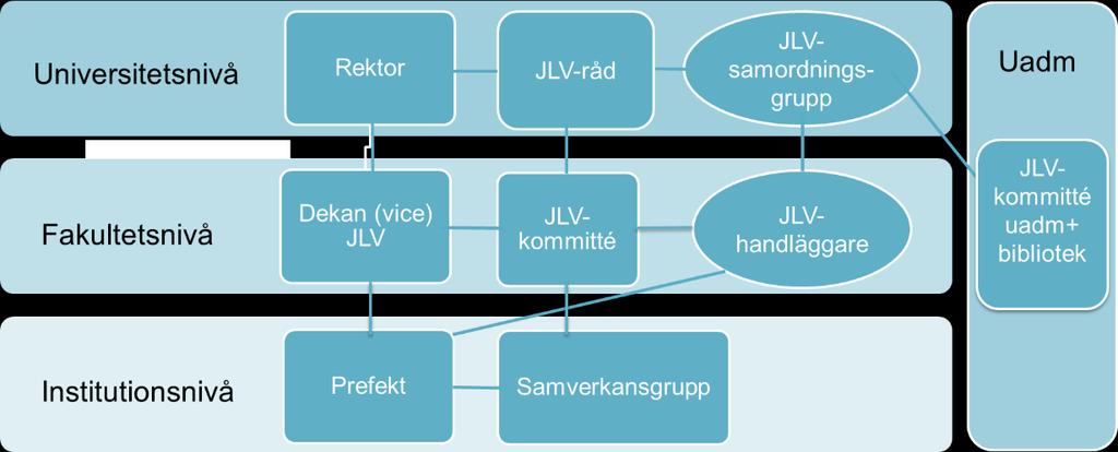 I den nya JLV-organisationen ska frågor om jämställdhet och lika villkor för studenter ha en självklar plats både centralt i JLV-rådet och i fakulteternas JLVkommittéer.