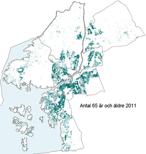 Äldres boende 212 - områdesfakta I Äldres boende hittar du statistik som beskriver befolkningen 65 år och äldre.